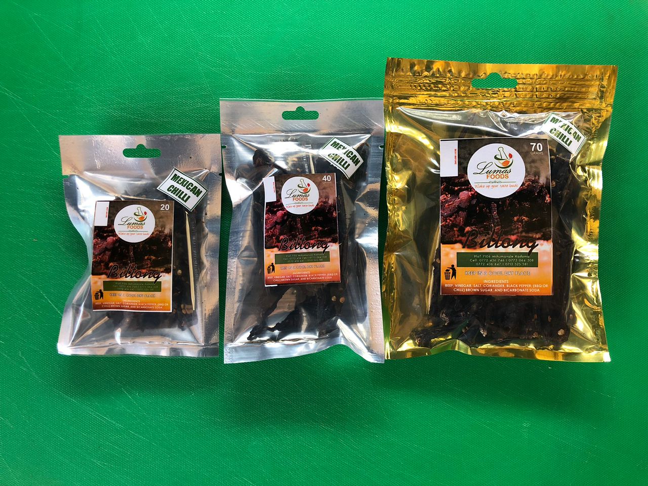 Flavoured Biltong